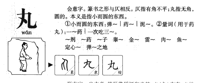 丸字字源