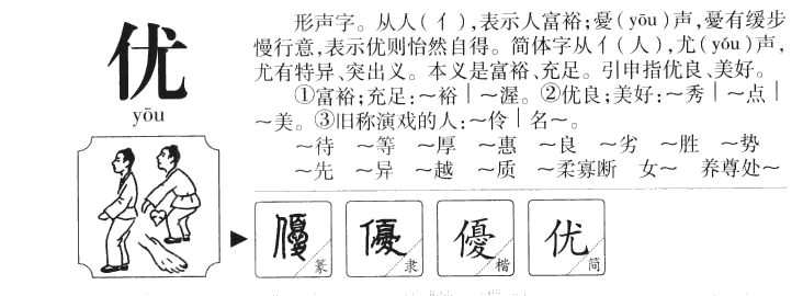 优字字源