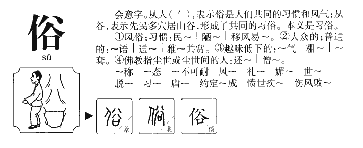 俗字字源