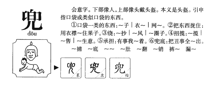 兜字字源