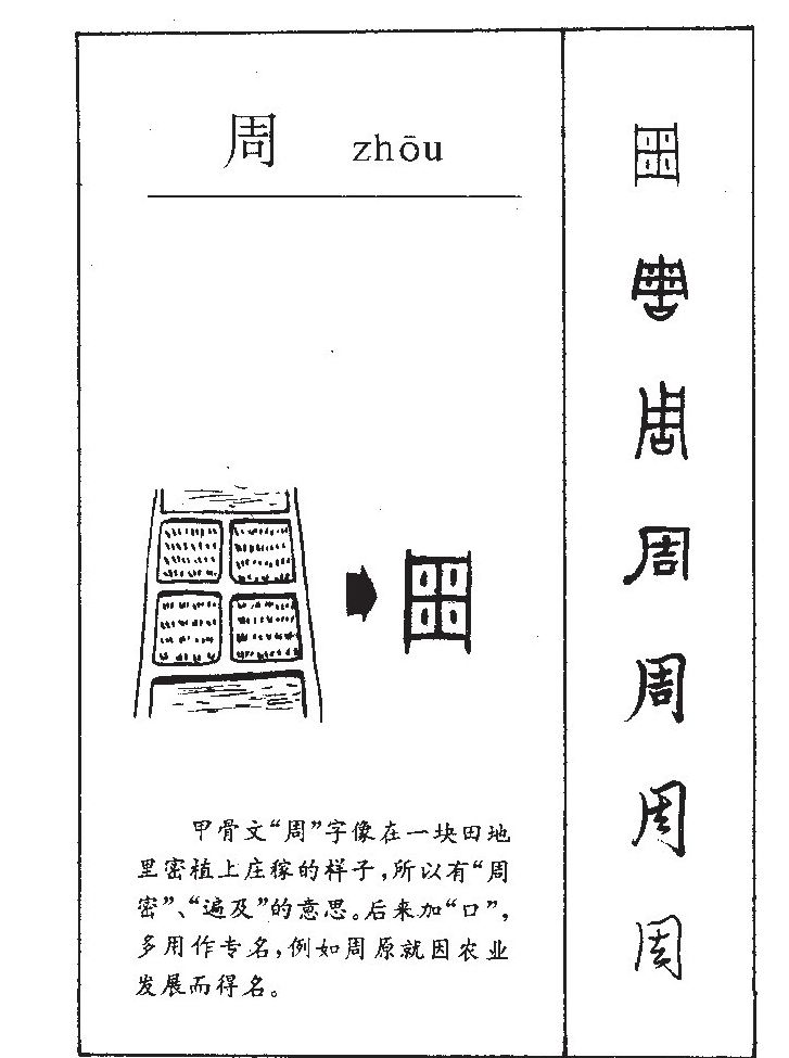 周字字源