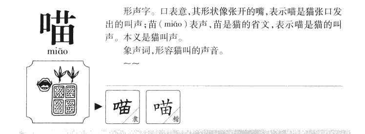 喵字字源