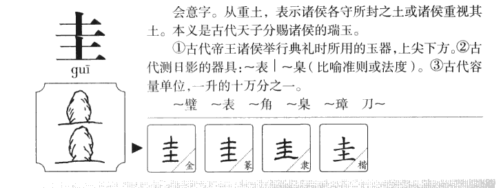 圭字字源