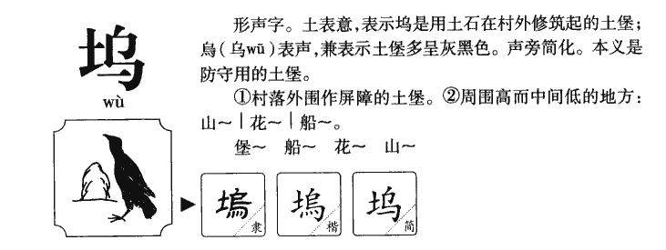 坞字字源