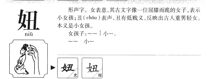 妞字字源