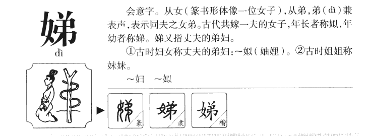娣字字源