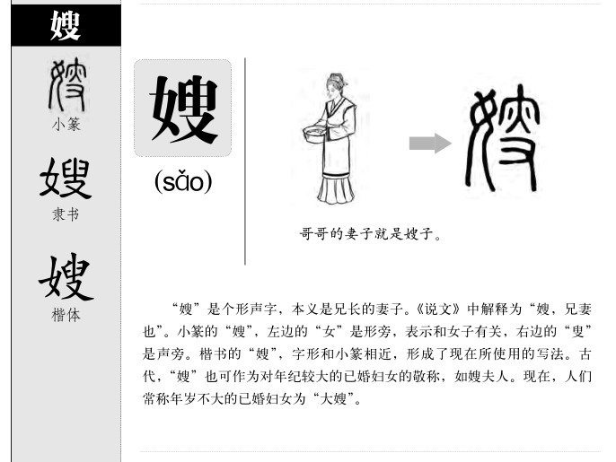 嫂字字源