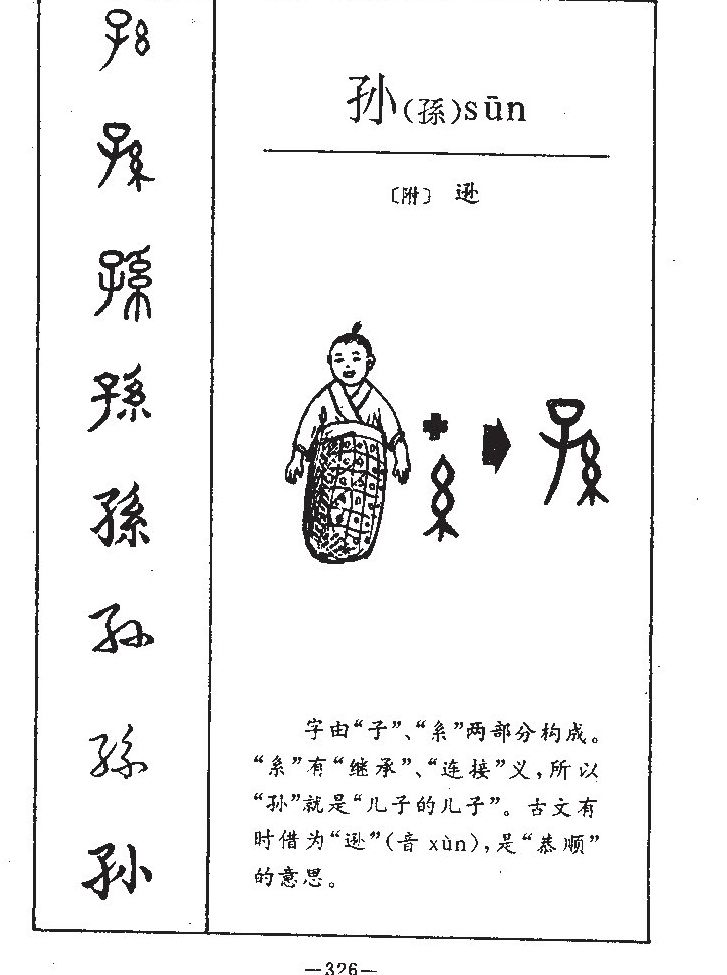 孙字字源