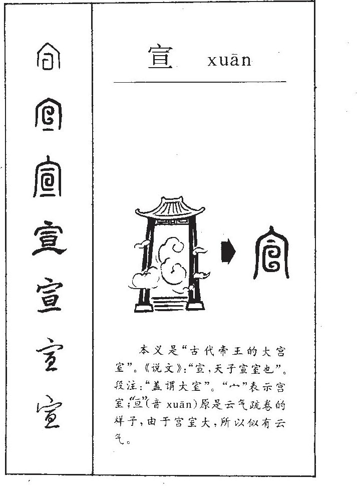 宣字字源