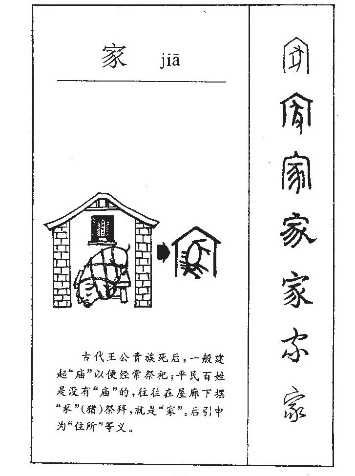 家字字源