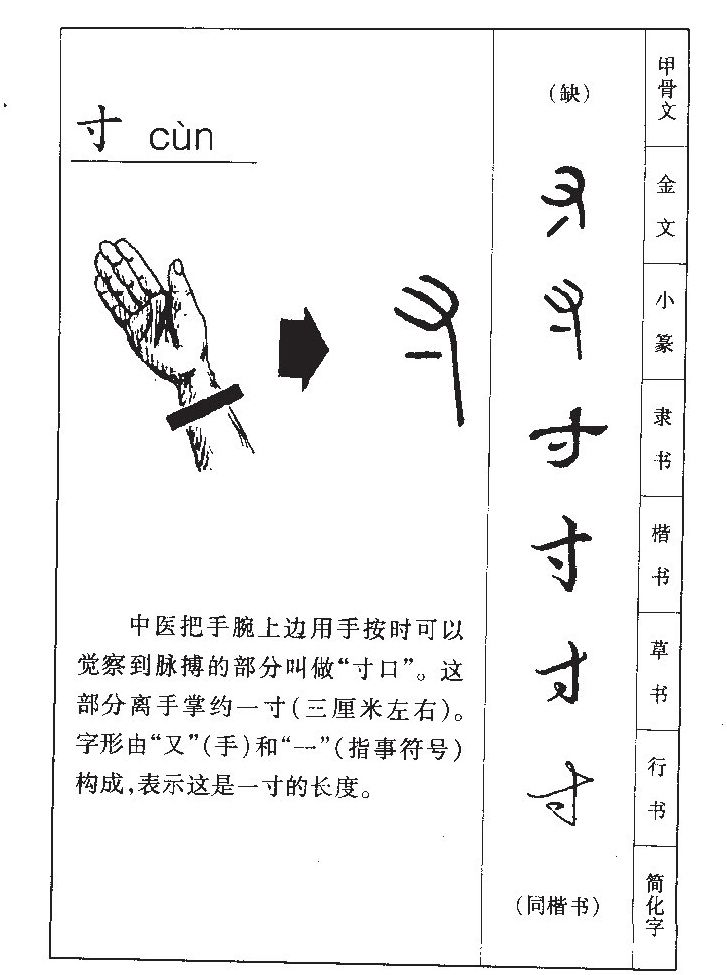 寸字字源