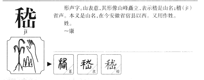 嵇字字源