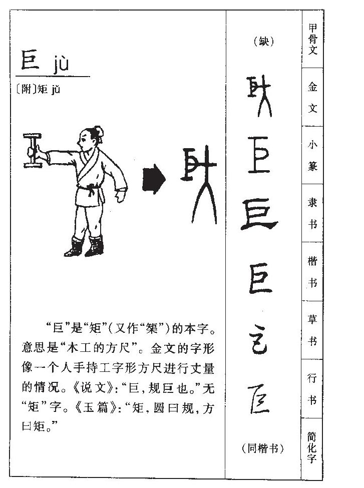 巨字字源