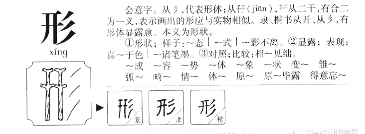 形字字源