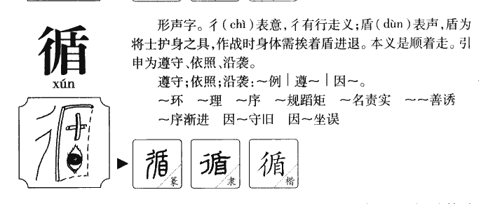 循字字源