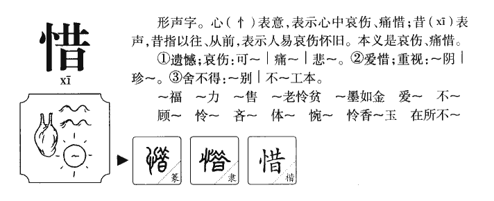 惜字字源