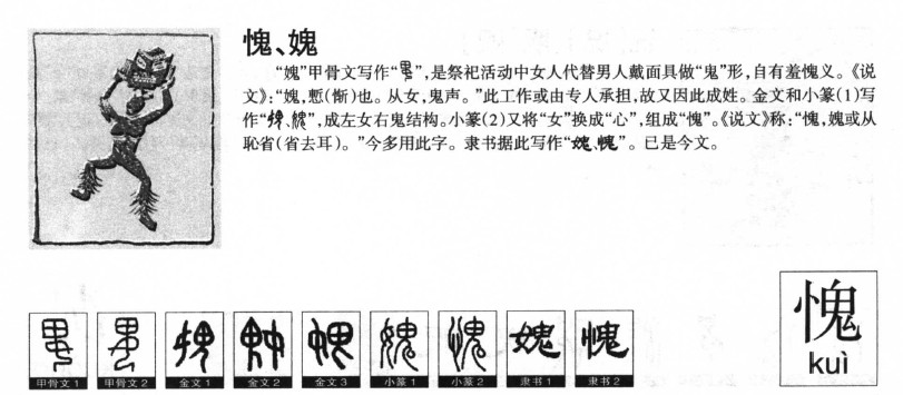 愧字字源