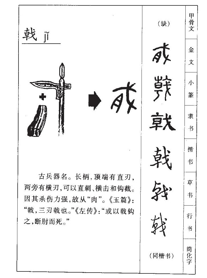戟字字源