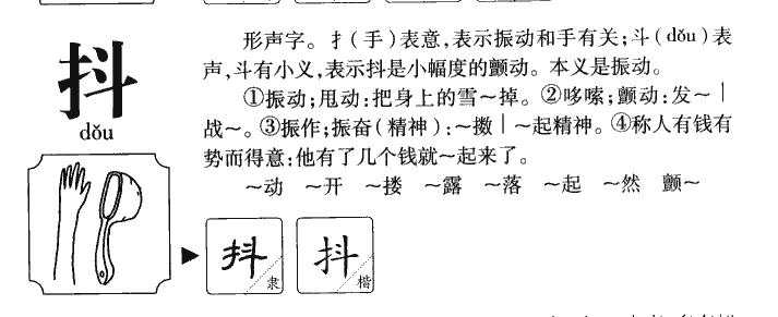 抖字字源