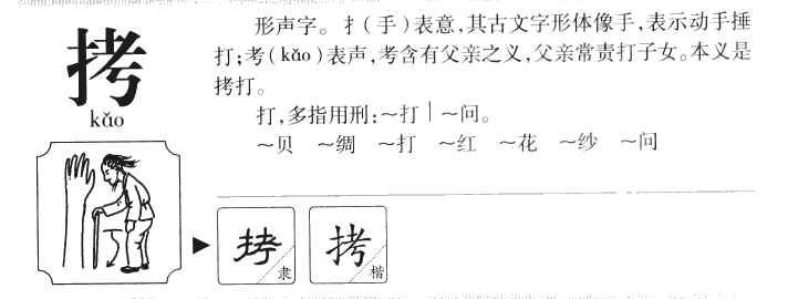 拷字字源