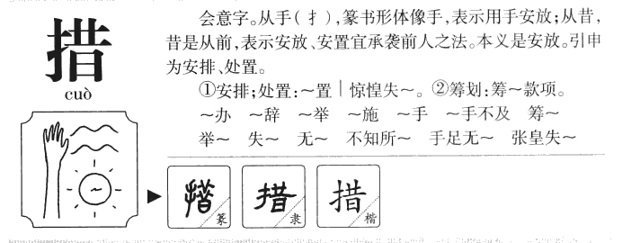 措字字源