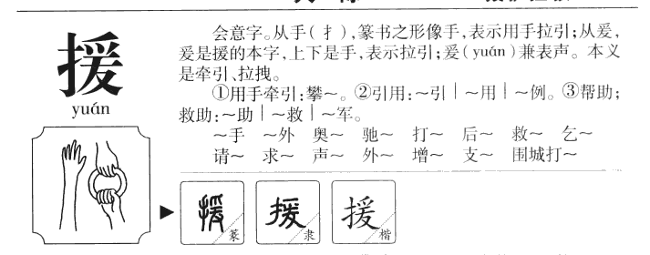 援字字源