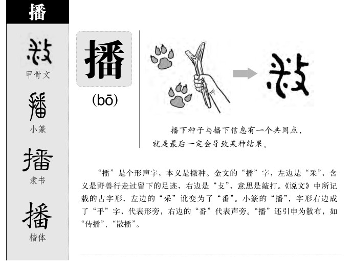 播字字源