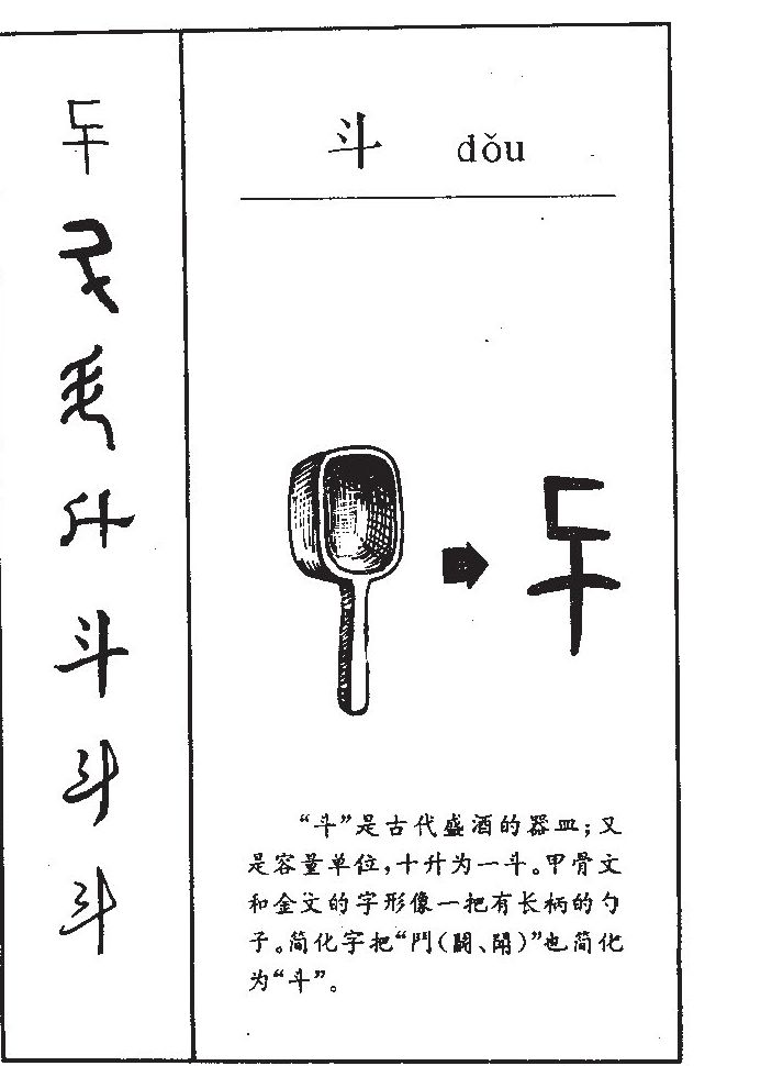 斗字字源