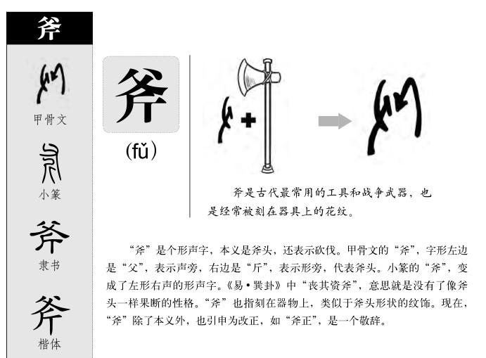 斧字字源