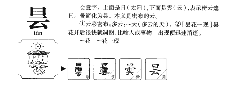昙字字源