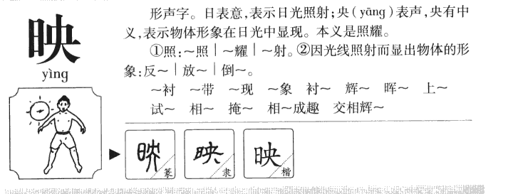 映字字源