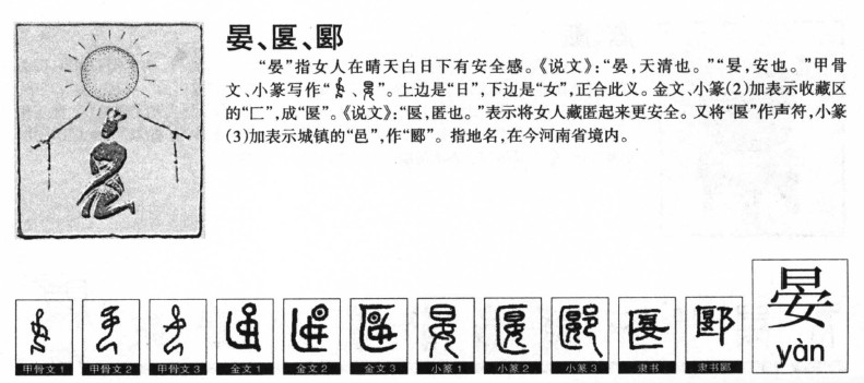 晏字字源