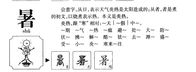 暑字字源