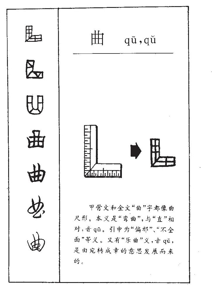 曲字字源