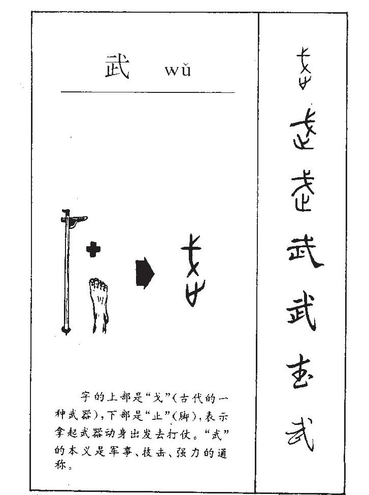 武字字源