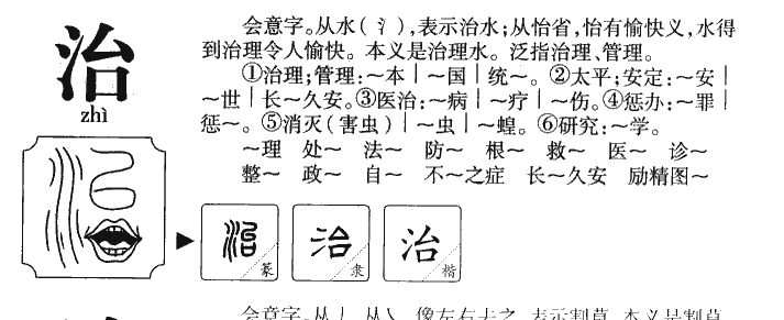 治字字源
