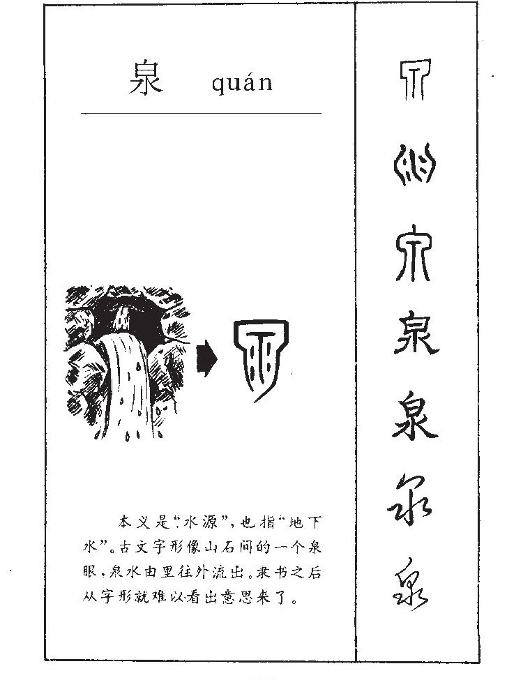 泉字字源