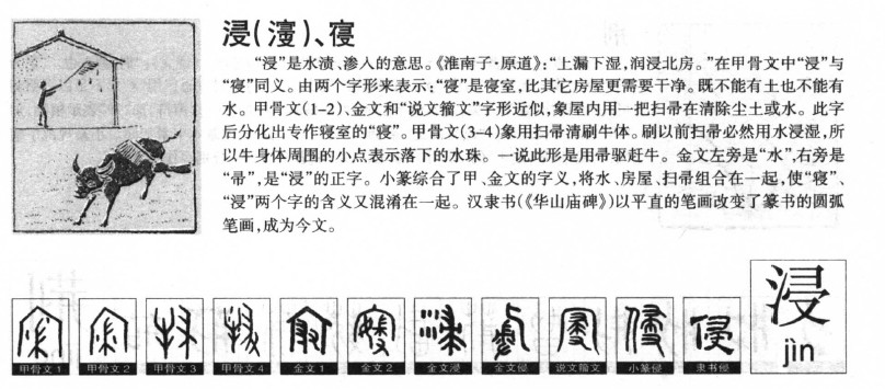 浸字字源