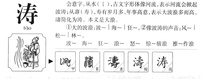 涛字字源