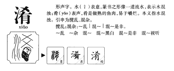 淆字字源