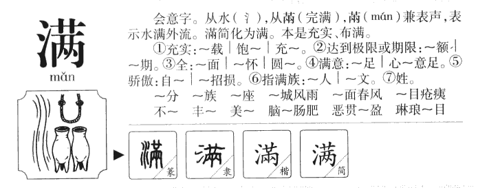 满字字源