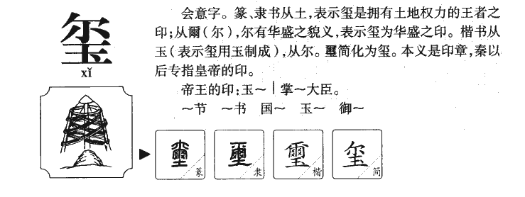 玺字字源