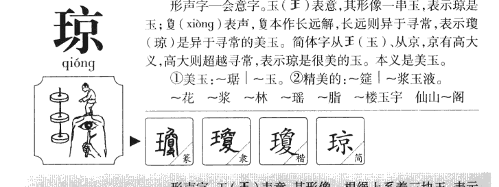 琼字字源