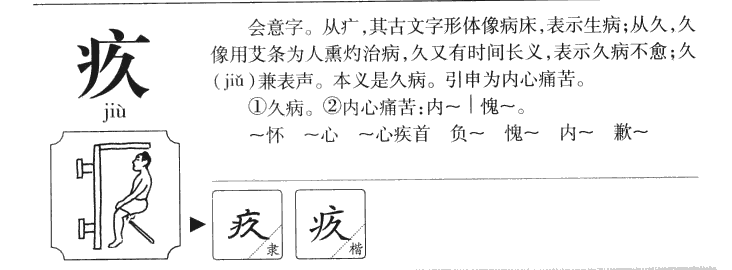 疚字字源