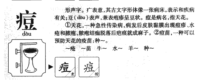 痘字字源