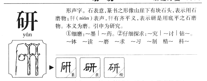 研字字源