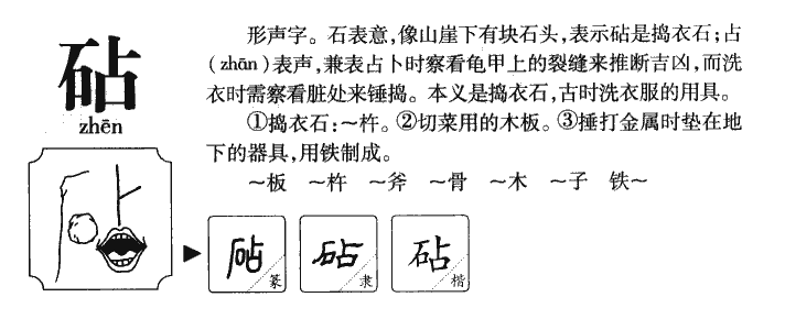 砧字字源