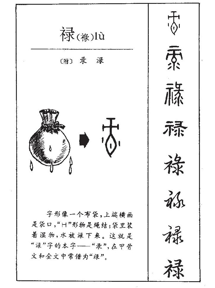 禄字字源