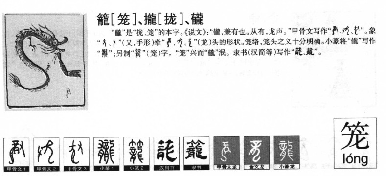 笼字字源