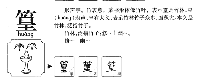 篁字字源